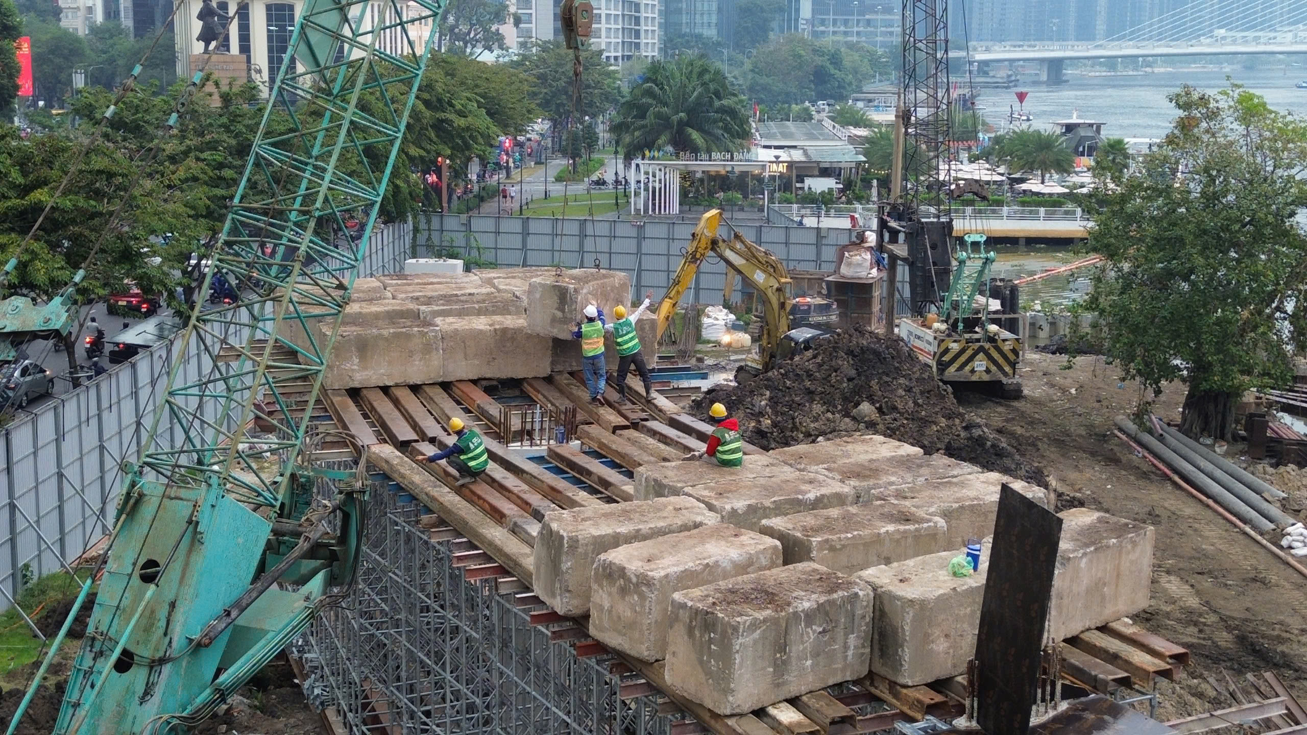 Cầu đi bộ ngh&igrave;n tỷ đồng qua s&ocirc;ng S&agrave;i G&ograve;n thi c&ocirc;ng đến đ&acirc;u?- Ảnh 9.