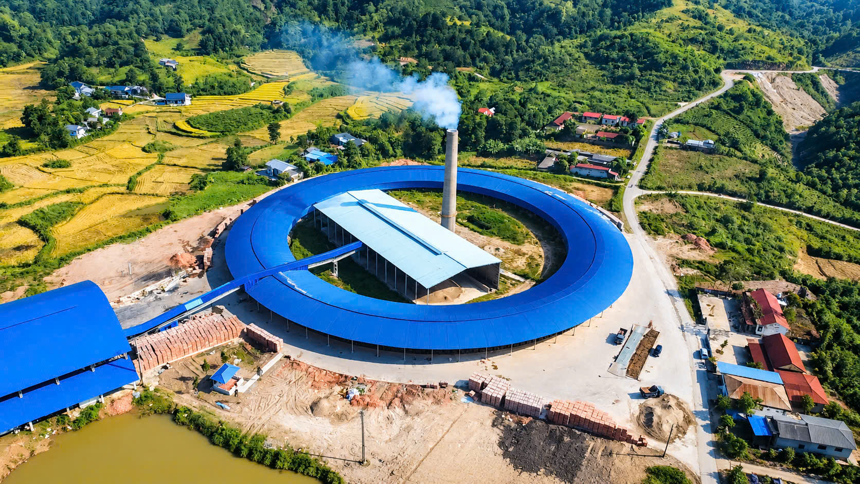 H&igrave;nh ảnh nh&agrave; m&aacute;y gạch c&ocirc;ng nghệ tự động h&oacute;a ở v&ugrave;ng cao Lai Ch&acirc;u- Ảnh 4.