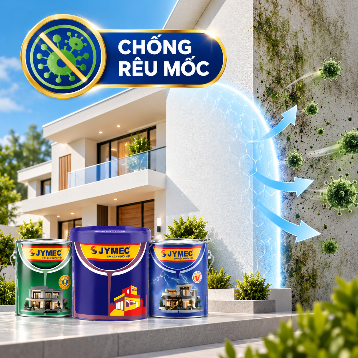 3 lớp bảo vệ gi&uacute;p sơn JYMEC đồng h&agrave;nh c&ugrave;ng vẻ đẹp ng&ocirc;i nh&agrave; bạn- Ảnh 3.