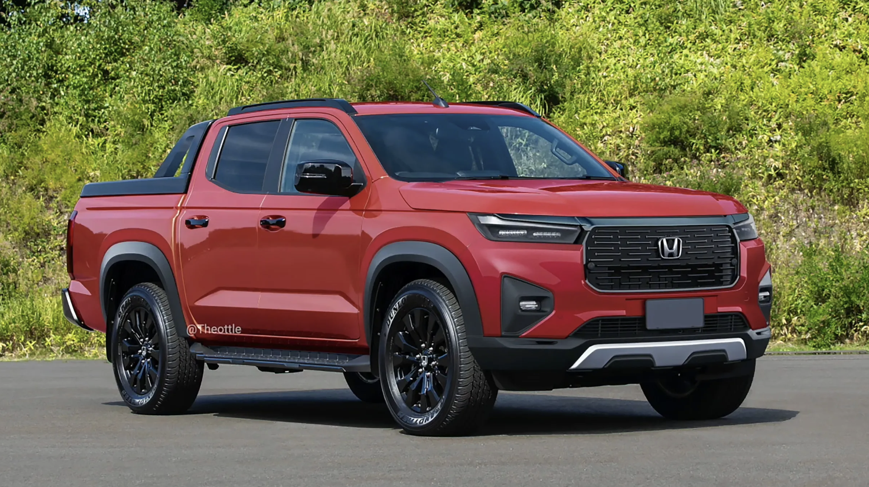 Honda sắp c&oacute; b&aacute;n tải mới dựa tr&ecirc;n Mitsubishi Triton - Ảnh 2.