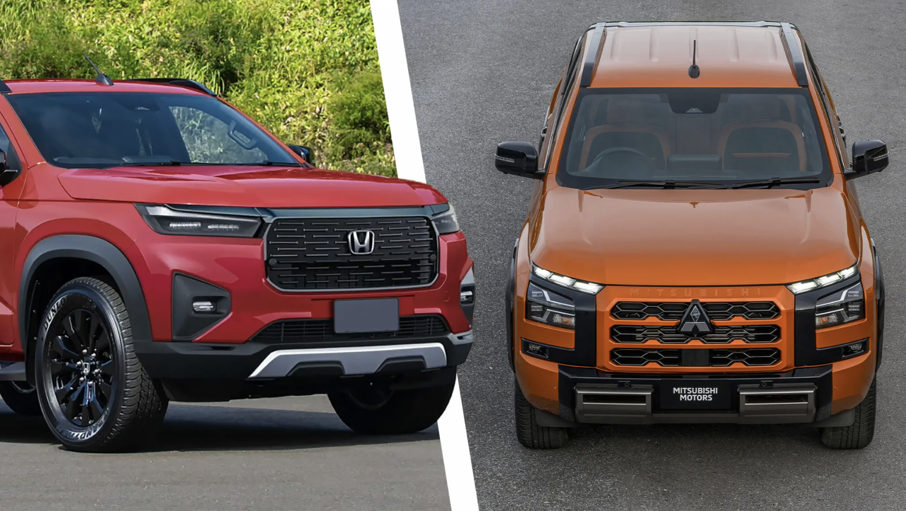 Honda sắp c&oacute; b&aacute;n tải mới dựa tr&ecirc;n Mitsubishi Triton - Ảnh 1.