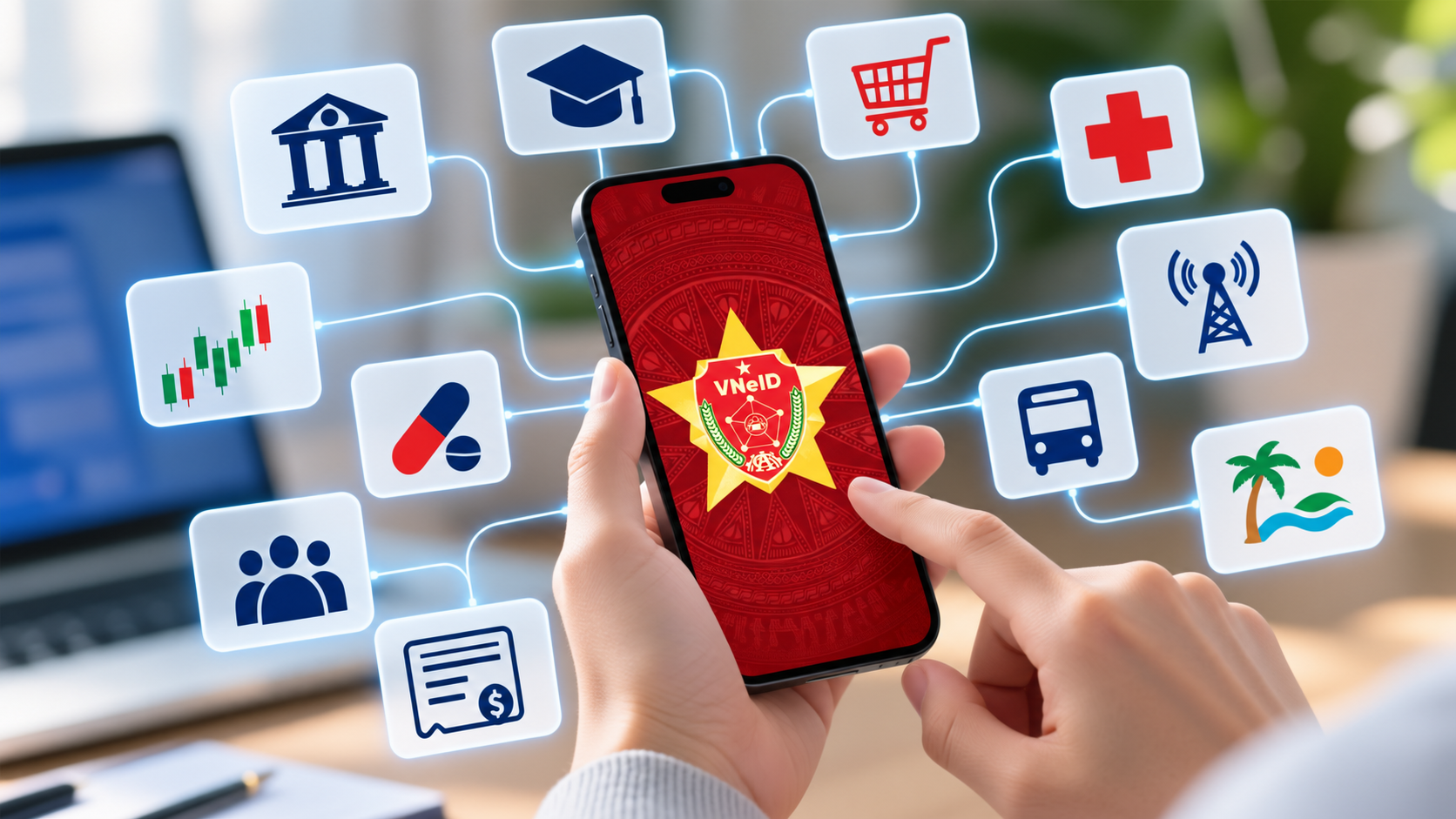 Tài khoản giao dịch điện tử nào phải xác thực VNeID trước 31/12?- Ảnh 1.