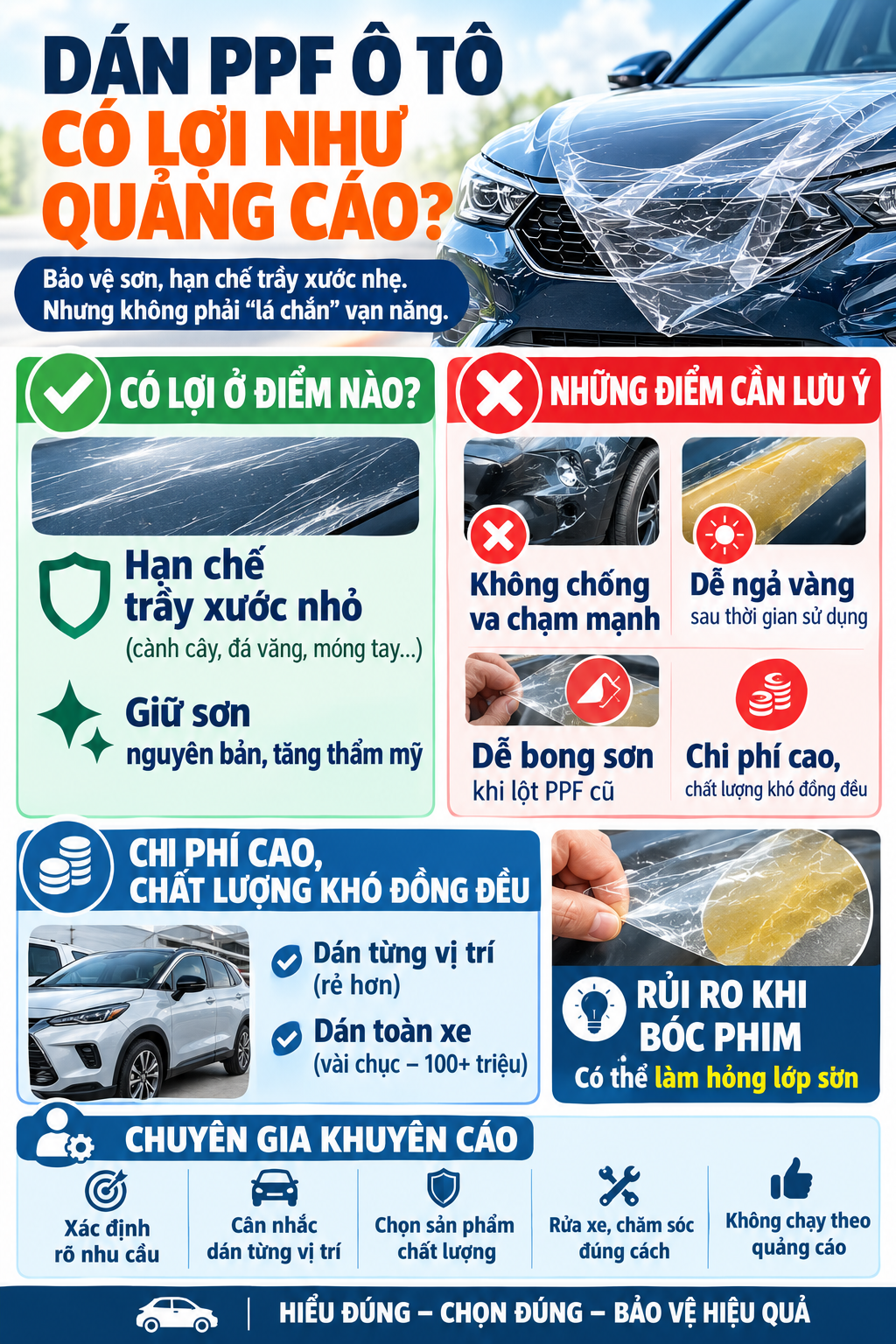 Dán phim chống xước sơn ô tô có lợi như quảng cáo? - Ảnh 3.