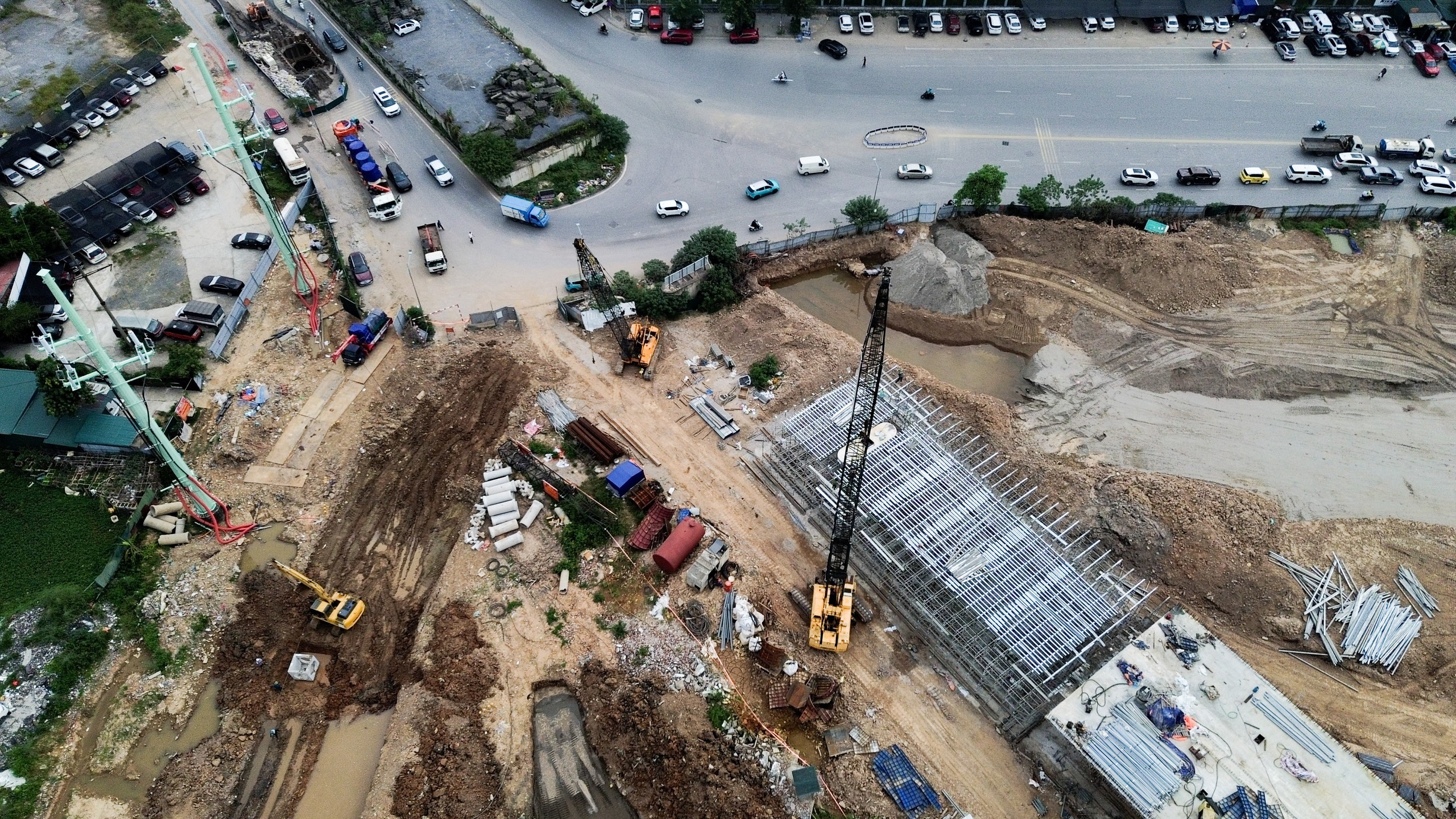 H&agrave; Nội: N&uacute;t giao Phạm Tu-đường 70 dần th&agrave;nh h&igrave;nh, kỳ vọng giải tỏa &ugrave;n tắc cửa ng&otilde; ph&iacute;a Nam- Ảnh 5.