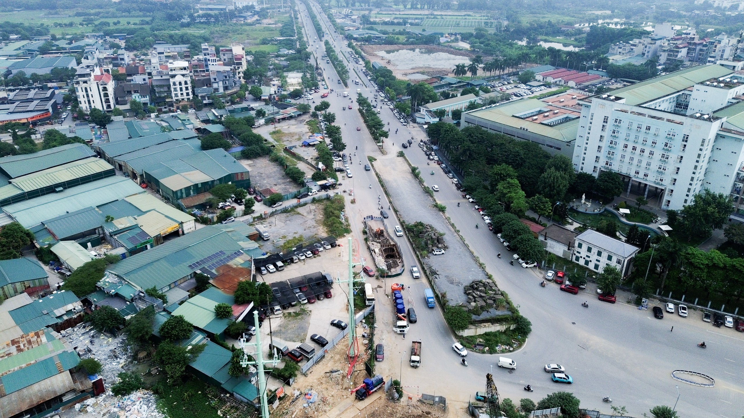 H&agrave; Nội: N&uacute;t giao Phạm Tu-đường 70 dần th&agrave;nh h&igrave;nh, kỳ vọng giải tỏa &ugrave;n tắc cửa ng&otilde; ph&iacute;a Nam- Ảnh 12.