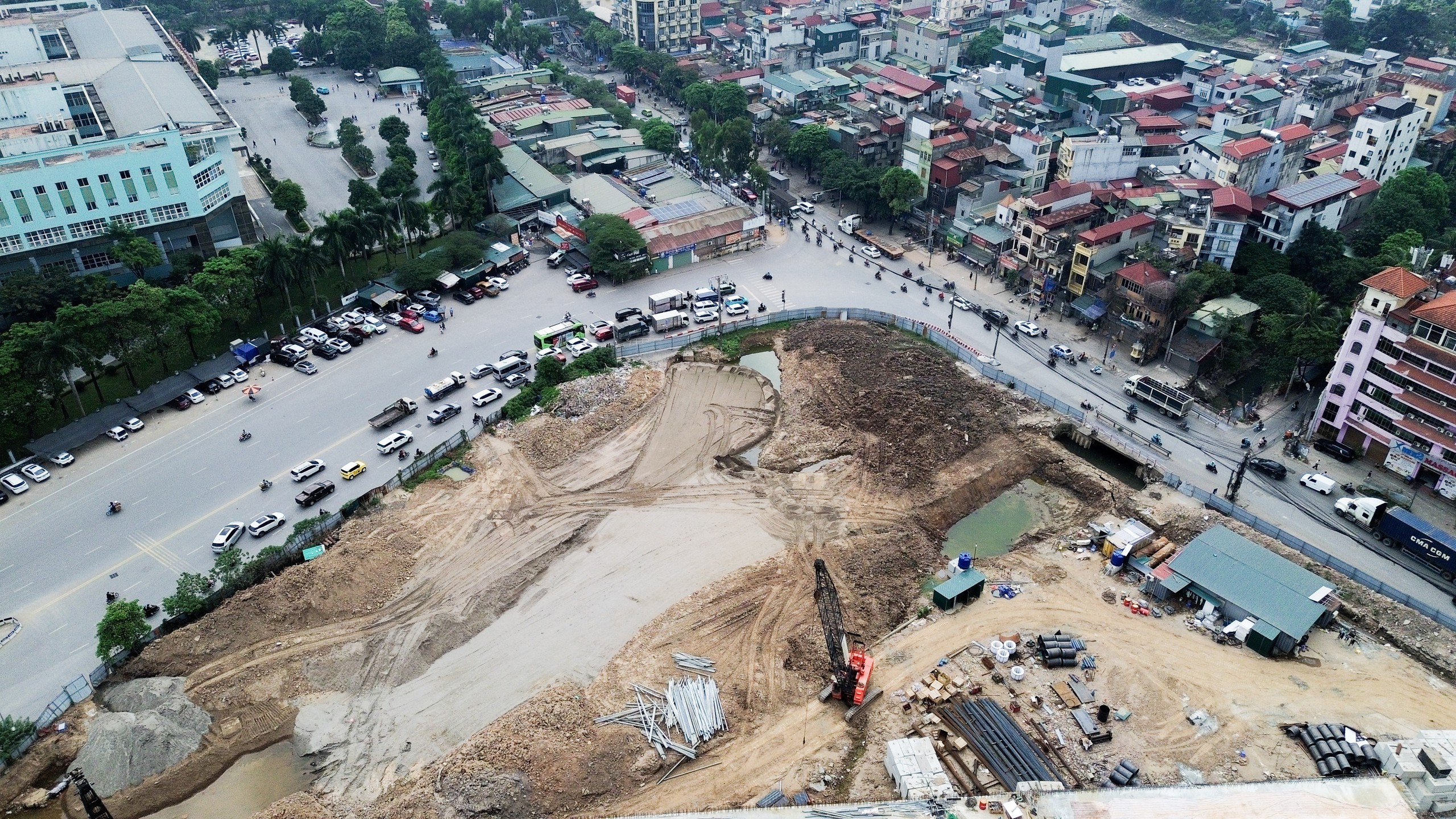 H&agrave; Nội: N&uacute;t giao Phạm Tu-đường 70 dần th&agrave;nh h&igrave;nh, kỳ vọng giải tỏa &ugrave;n tắc cửa ng&otilde; ph&iacute;a Nam- Ảnh 4.