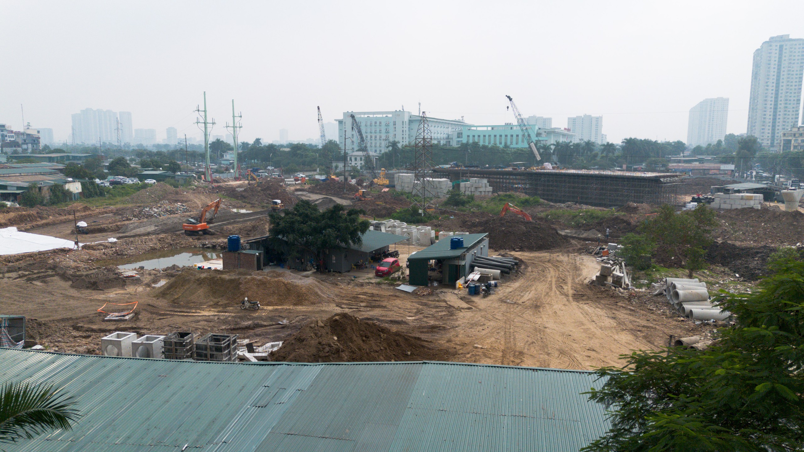 H&agrave; Nội: N&uacute;t giao Phạm Tu-đường 70 dần th&agrave;nh h&igrave;nh, kỳ vọng giải tỏa &ugrave;n tắc cửa ng&otilde; ph&iacute;a Nam- Ảnh 10.
