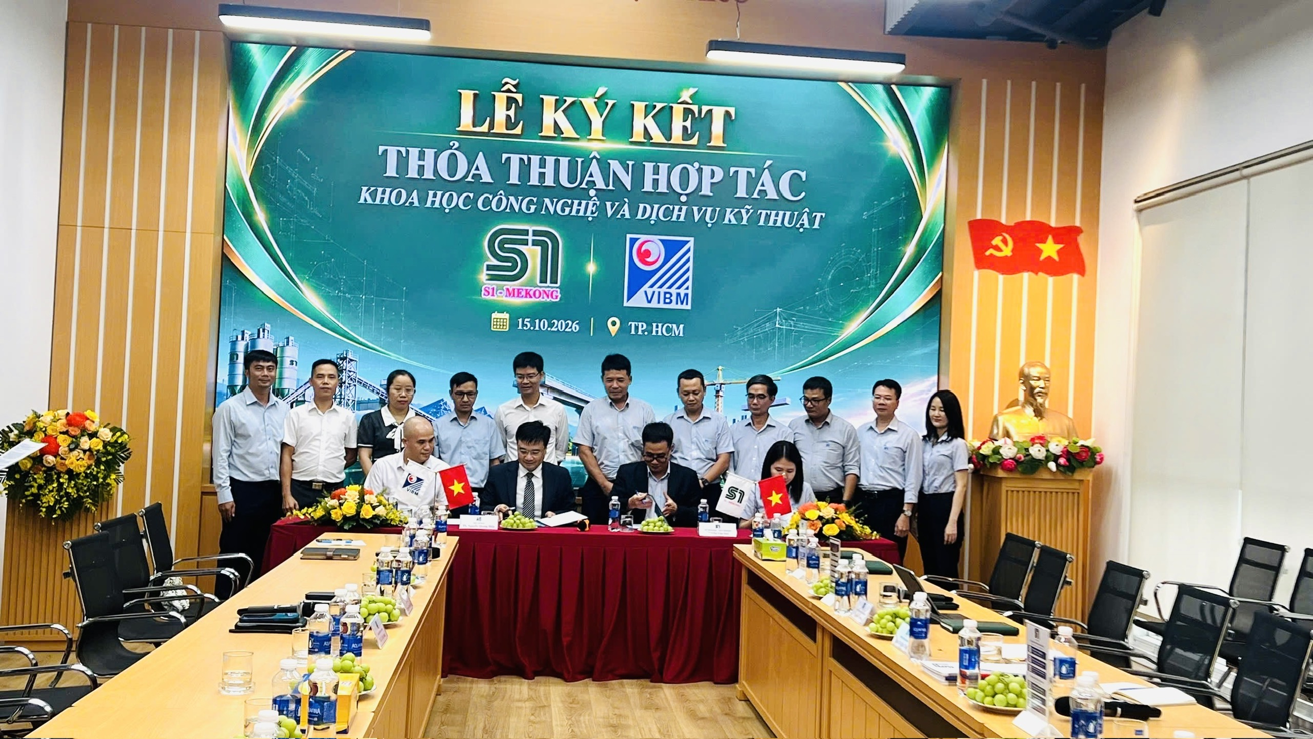 Viện VLXD và S1 Mekong ký kết hợp tác khoa học công nghệ và dịch vụ kỹ thuật- Ảnh 1.