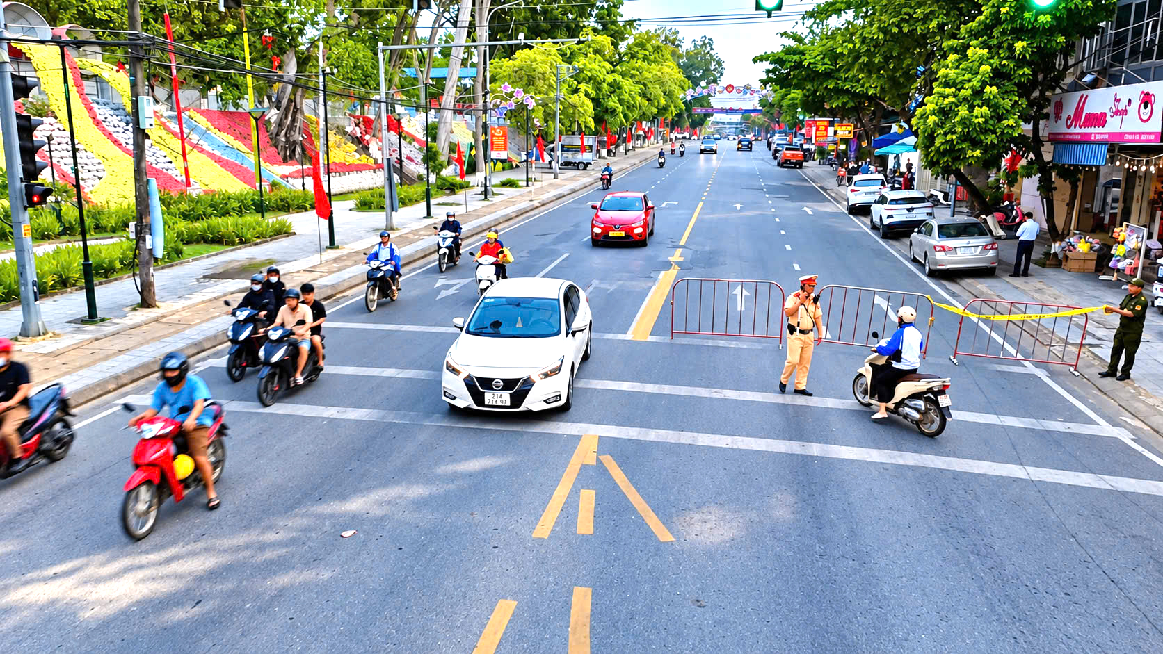 CSGT L&agrave;o Cai ph&acirc;n luồng, bảo đảm giao th&ocirc;ng th&ocirc;ng suốt tại Lễ hội Mường L&ograve; 2026- Ảnh 10.
