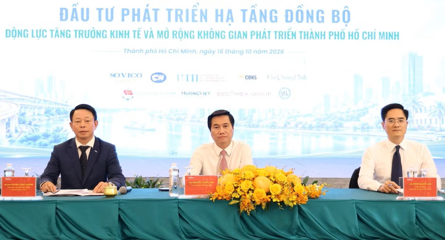 Thứ trưởng Nguyễn Tường Văn: Hạ tầng đồng bộ mở rộng kh&ocirc;ng gian ph&aacute;t triển TP.HCM- Ảnh 2.