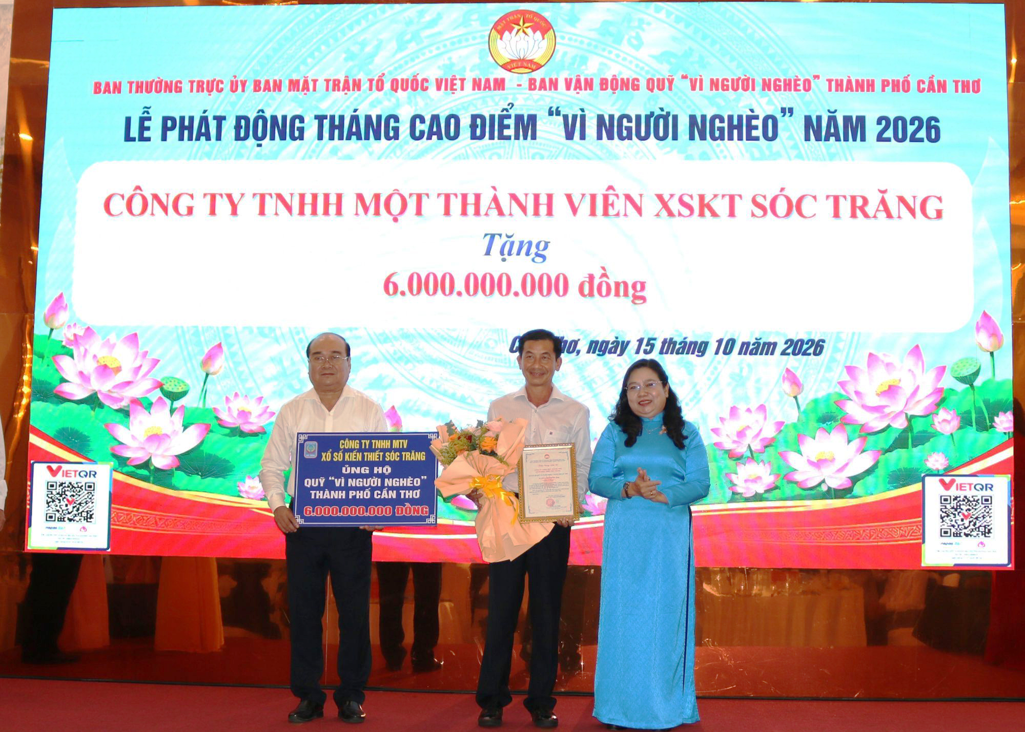 Cần Thơ: C&aacute;c c&ocirc;ng ty xổ số kiến thiết chung tay chăm lo người ngh&egrave;o- Ảnh 4.