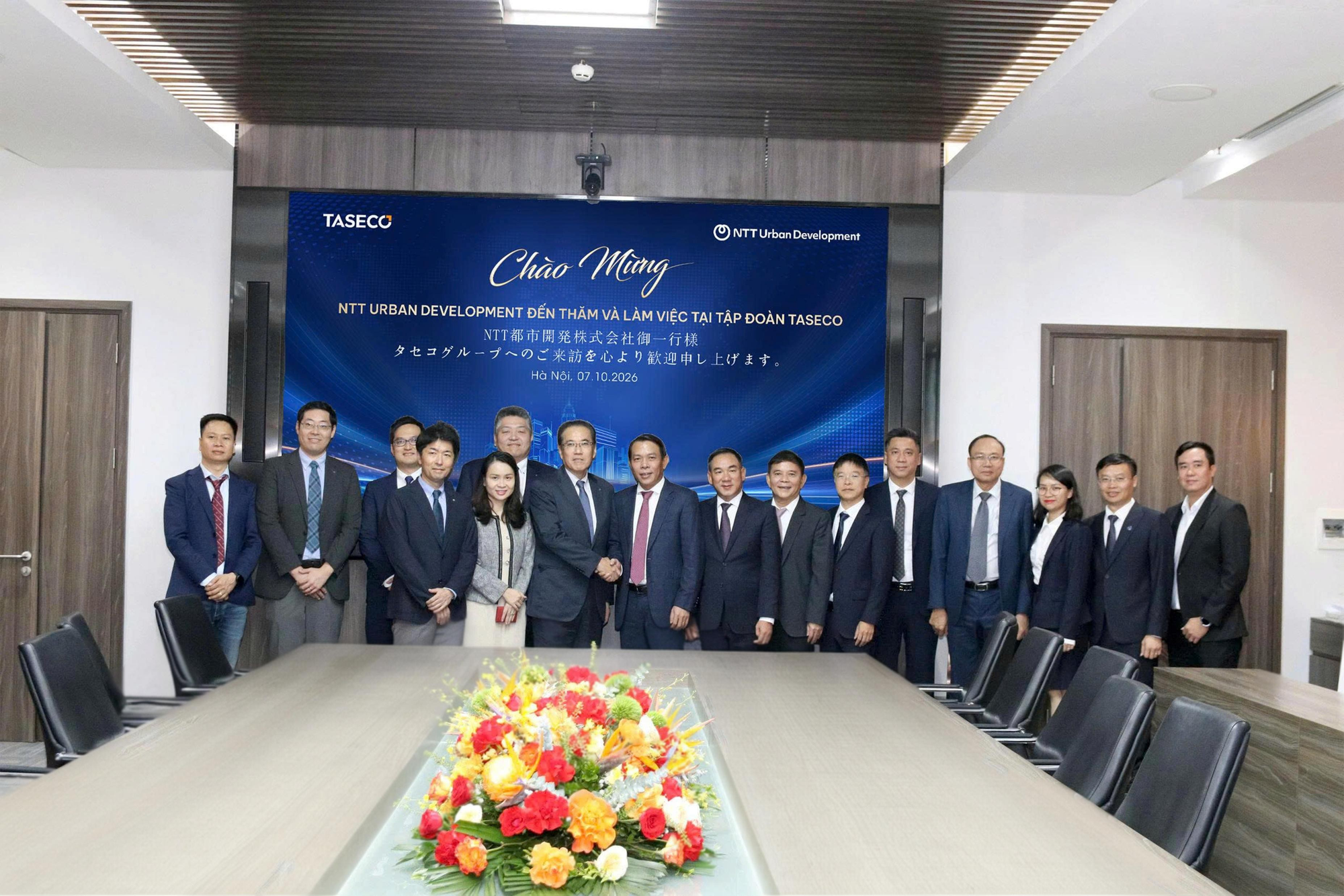 Taseco Land và NTT Urban Development ký kết hợp tác phát triển tại KĐT Duy Tiên, Ninh Bình- Ảnh 1.