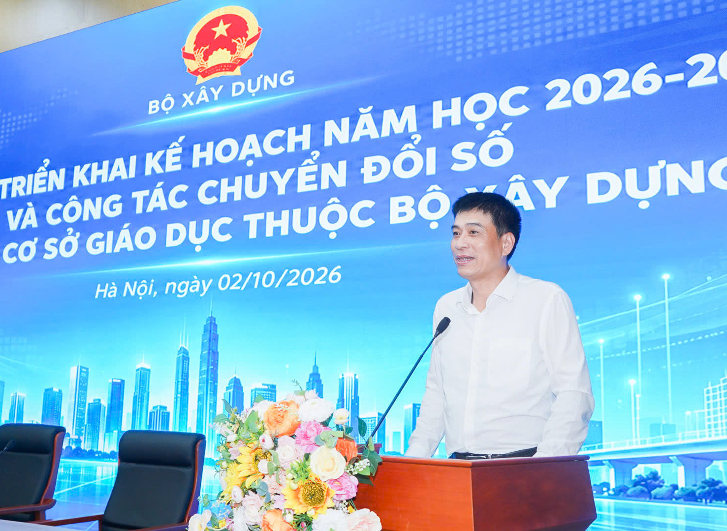 C&aacute;c cơ sở gi&aacute;o dục thuộc Bộ X&acirc;y dựng đẩy mạnh chuyển đổi số gắn đ&agrave;o tạo với thực tiễn- Ảnh 1.