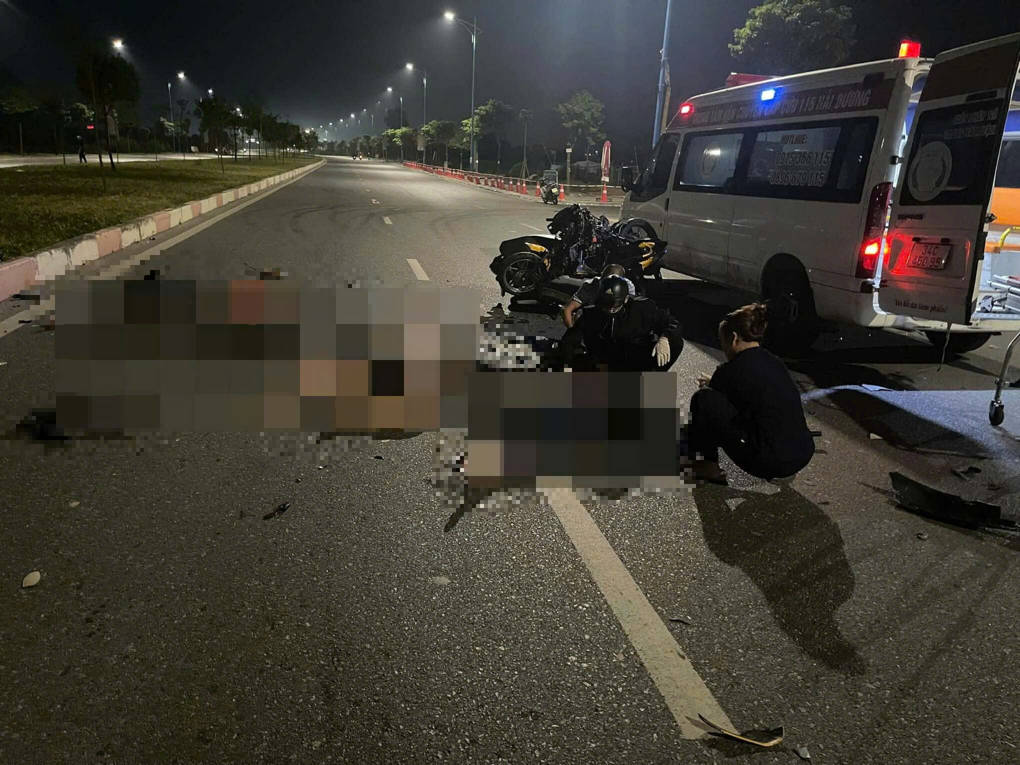 Bốn người tử vong sau vụ va chạm giữa hai xe máy tại Hải Phòng- Ảnh 1.