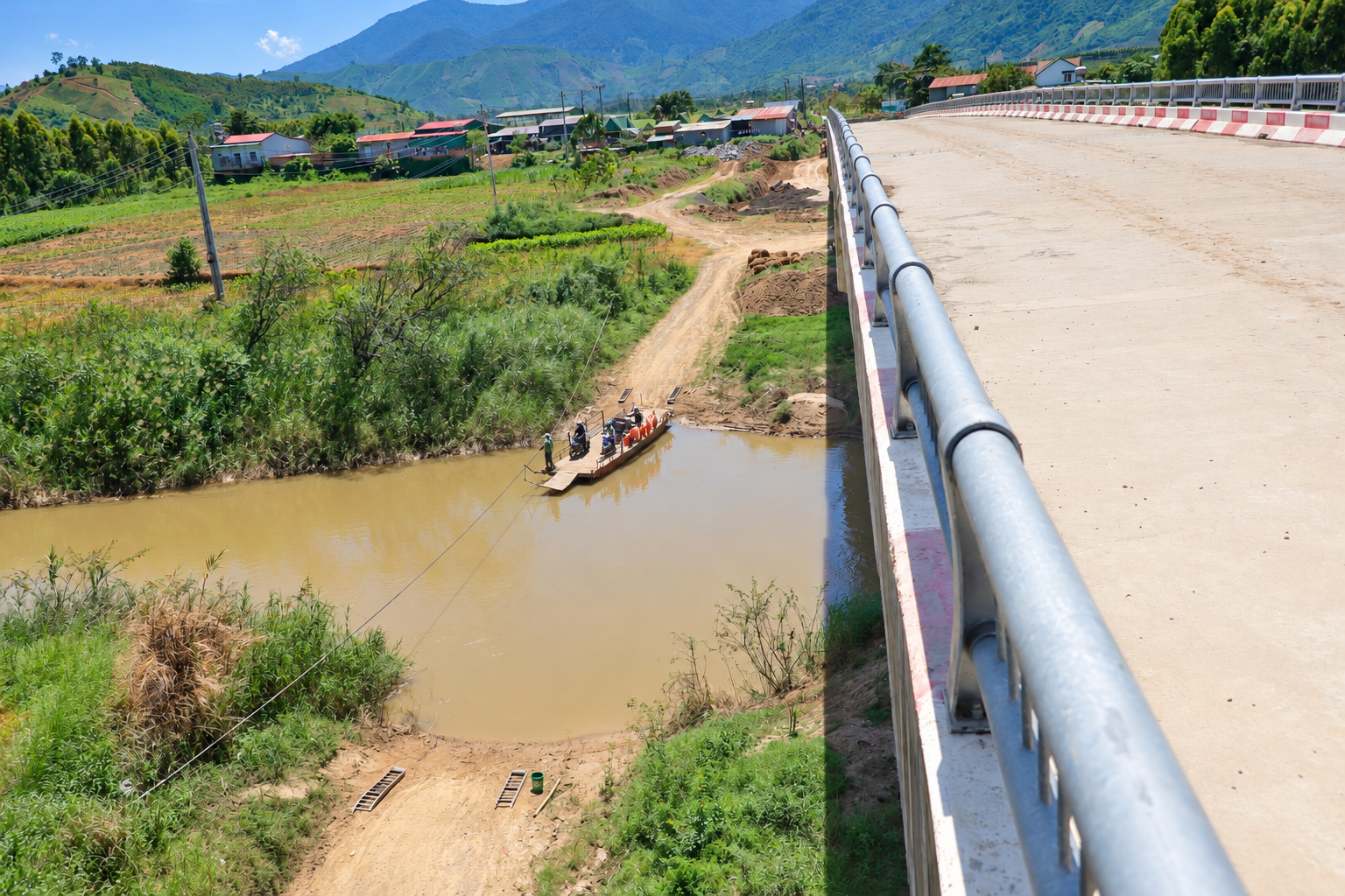 Đắk Lắk: Cầu Kr&ocirc;ng B&ocirc;ng tăng tốc về đ&iacute;ch sau khi gỡ vướng mặt bằng, đất đắp- Ảnh 11.