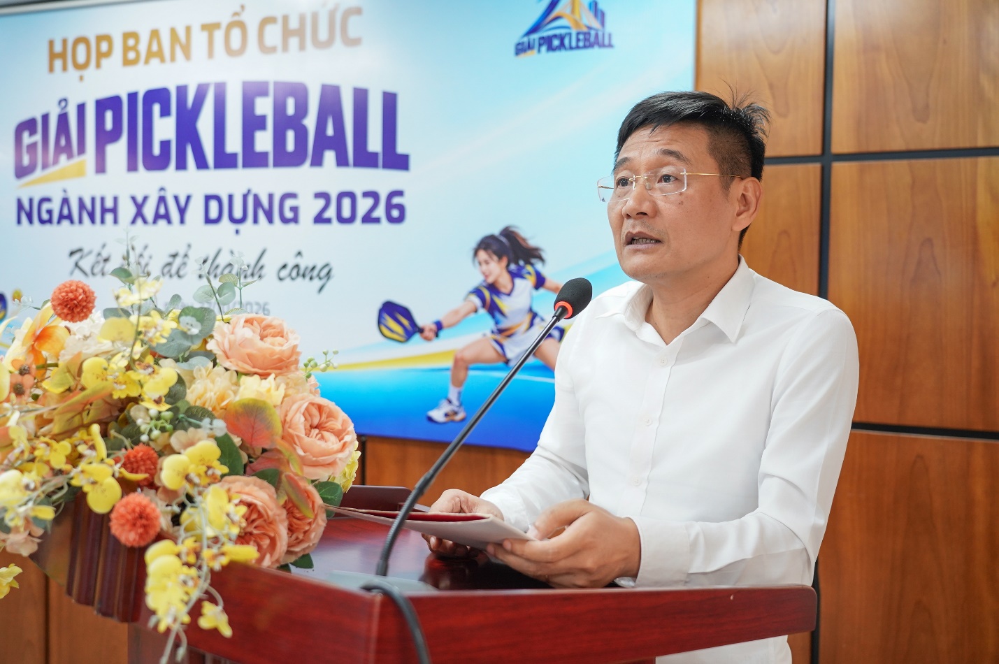 Giải Pickleball X&acirc;y dựng 2026: Kết nối cộng đồng, lan tỏa tinh thần thể thao to&agrave;n ng&agrave;nh - Ảnh 1.