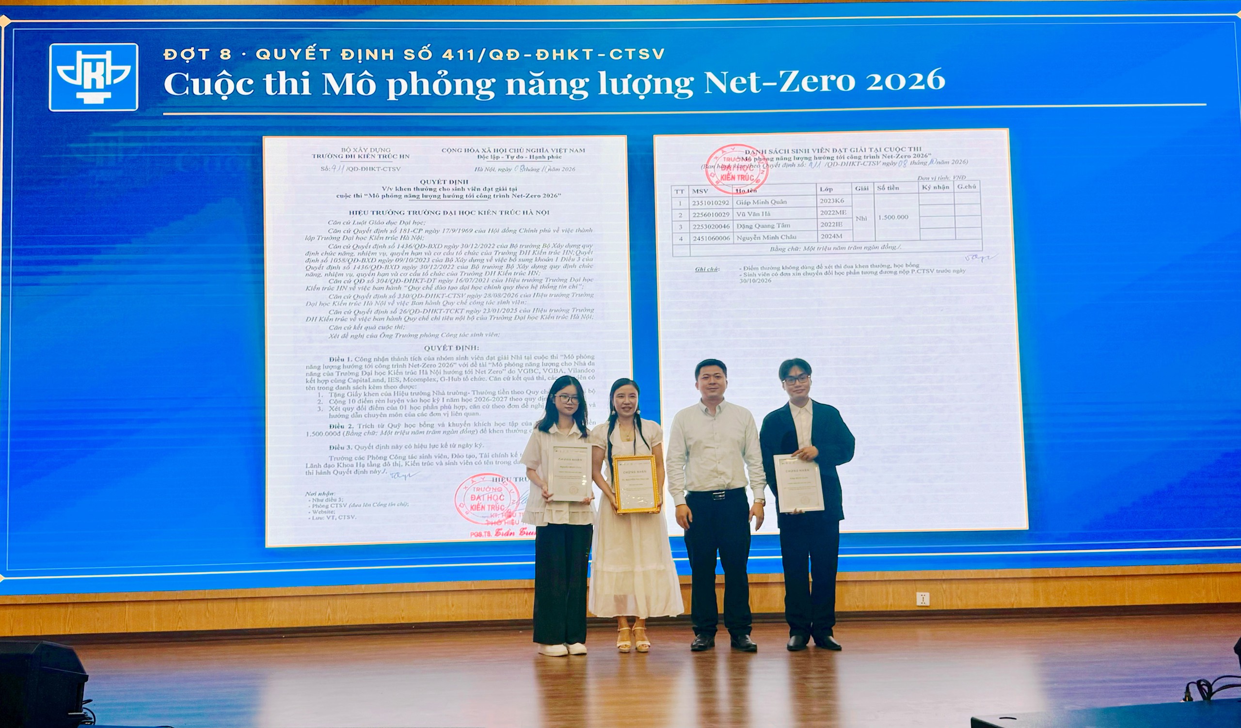Dấu ấn nghi&ecirc;n cứu khoa học sinh vi&ecirc;n Đại học Kiến tr&uacute;c H&agrave; Nội - Ảnh 2.