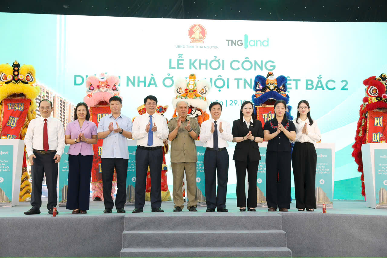 Thái Nguyên: Khởi công dự án nhà ở xã hội TNG Việt Bắc 2 gần 670 tỷ đồng- Ảnh 4.