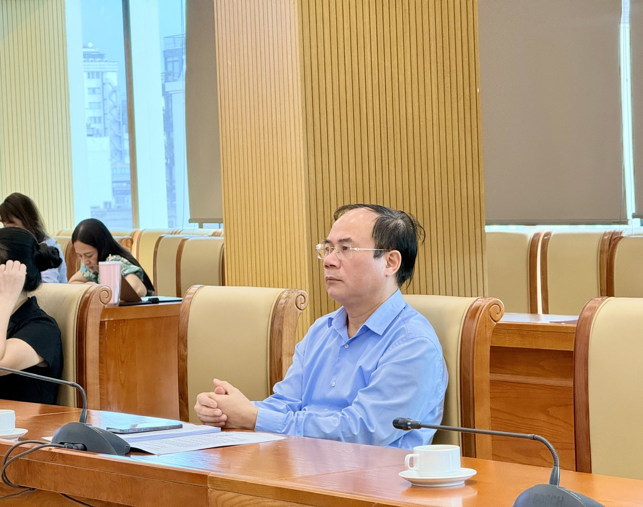 Bộ X&acirc;y dựng kết nối trực tuyến Hội nghị hướng dẫn đ&aacute;nh gi&aacute; ph&ograve;ng, chống tham nhũng - Ảnh 2.