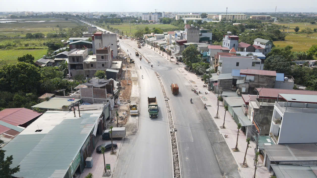 H&agrave; Nội: Những ng&agrave;y nước r&uacute;t tr&ecirc;n quốc lộ 21B qua Thanh Oai- Ảnh 12.