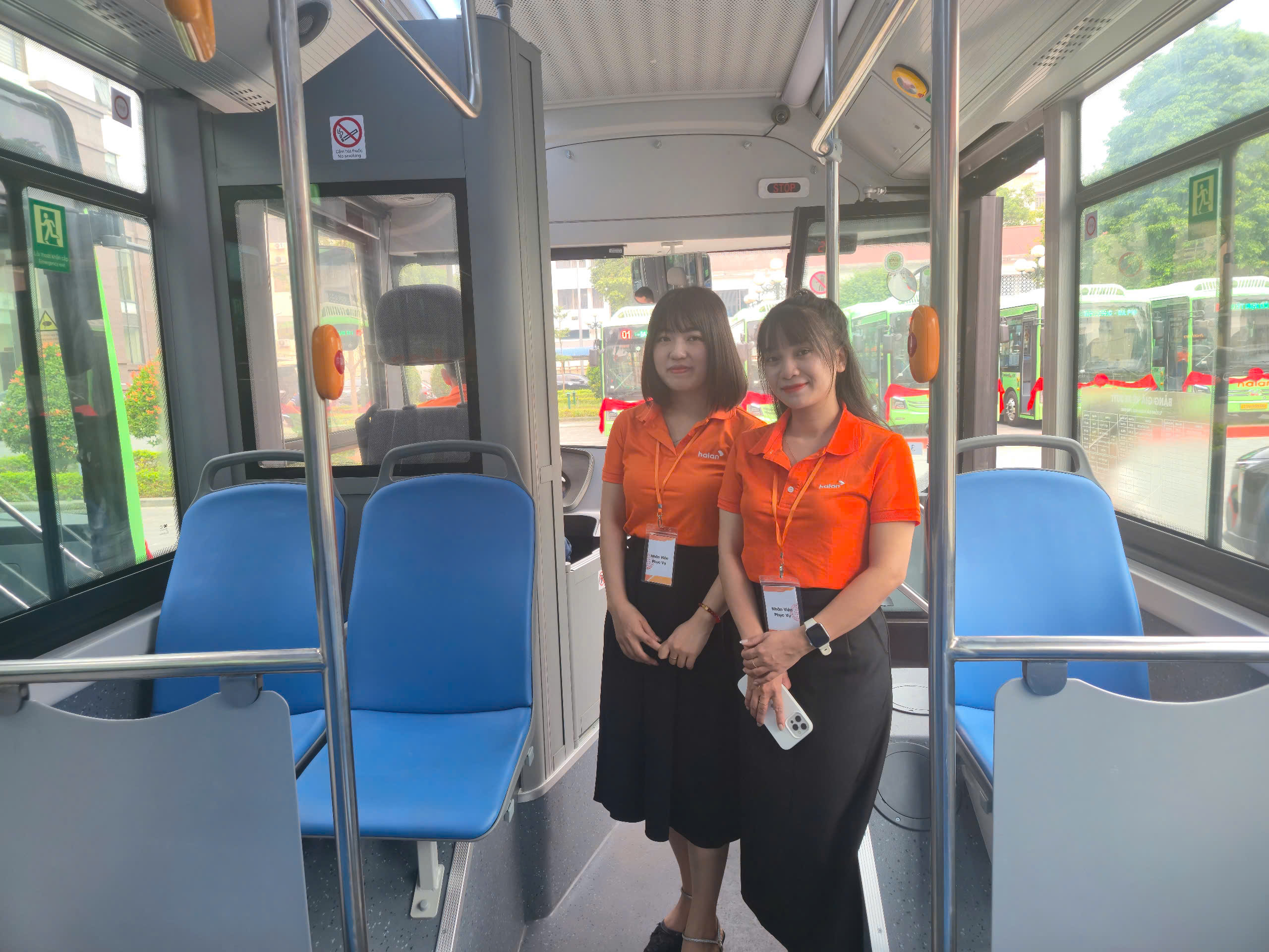 Thái Nguyên đưa vào hoạt động tuyến xe buýt điện đầu tiên - Ảnh 3.