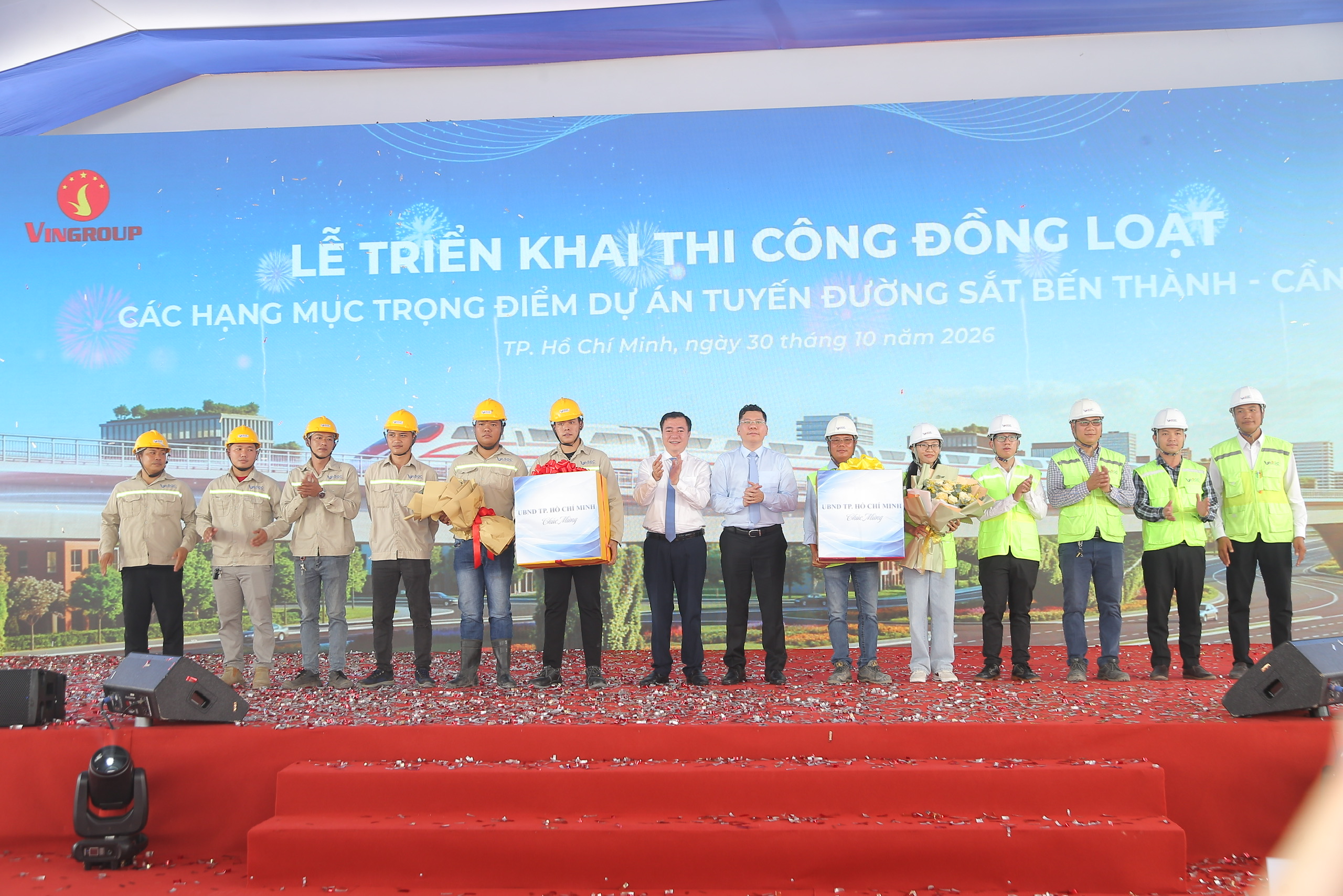 Đường sắt tốc độ cao Bến Th&agrave;nh - Cần Giờ huy động 10.000 nh&acirc;n lực, tăng tốc thi c&ocirc;ng- Ảnh 7.