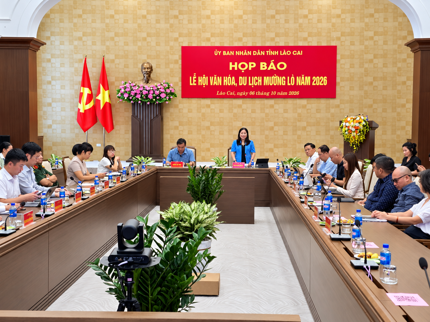 Hơn 2.000 người tr&igrave;nh diễn m&agrave;n đại X&ograve;e tại Lễ hội Văn h&oacute;a, Du lịch Mường L&ograve; 2026- Ảnh 1.