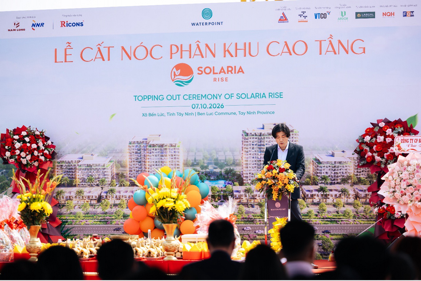 Solaria rise chính thức cất nóc, đánh dấu cột mốc tiến độ mới tại Waterpoint- Ảnh 2.