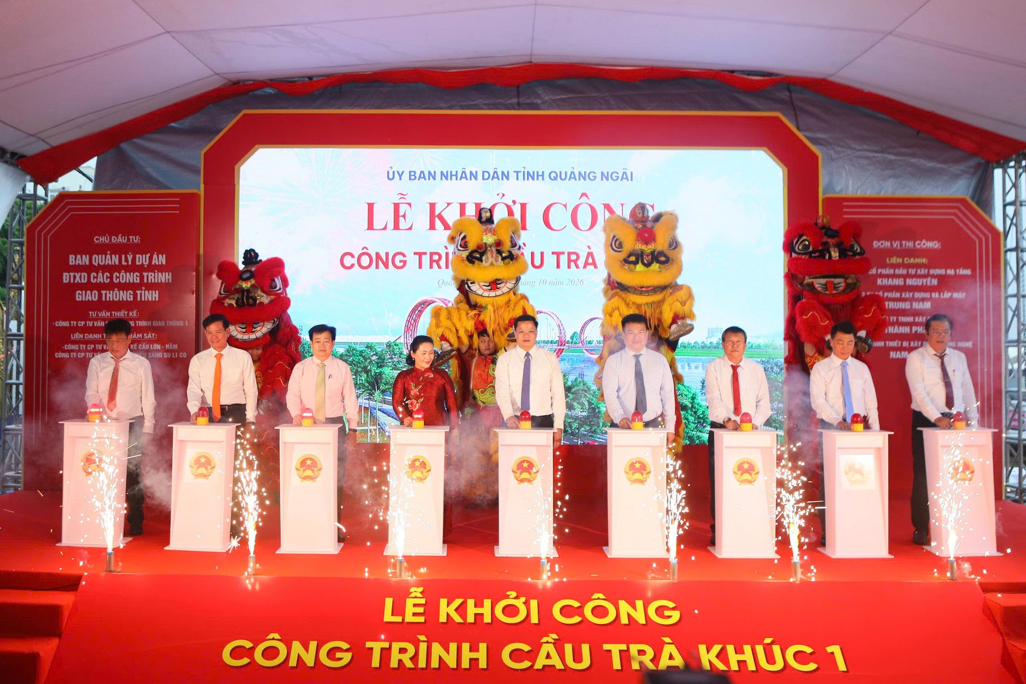 Quảng Ng&atilde;i khởi c&ocirc;ng x&acirc;y mới cầu Tr&agrave; Kh&uacute;c 1- Ảnh 2.