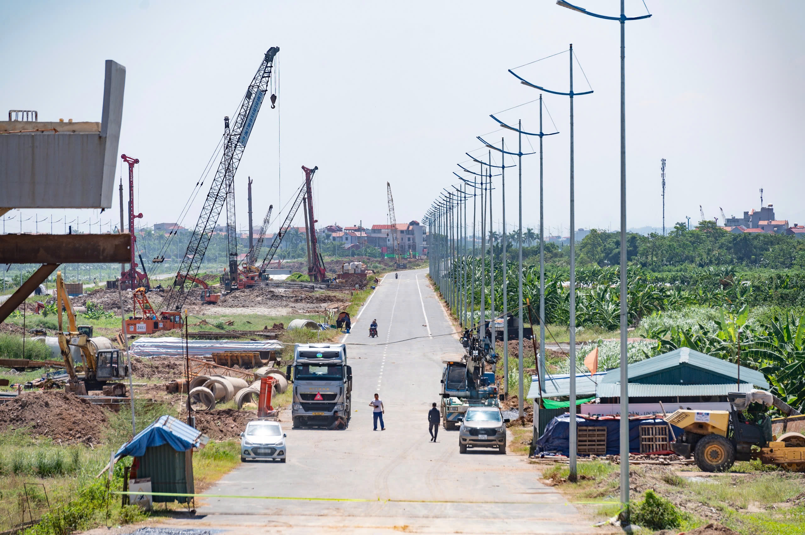 V&agrave;nh đai 4 qua H&agrave; Nội trước giờ G: 15km đường song h&agrave;nh sẵn s&agrave;ng th&ocirc;ng xe- Ảnh 2.
