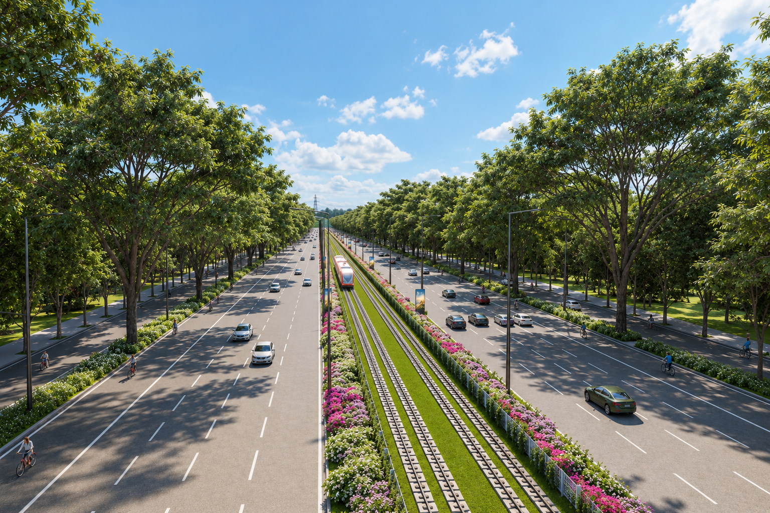Tăng tốc trục giao th&ocirc;ng 10 l&agrave;n xe kết hợp đường sắt nhẹ LRT đ&oacute;n APEC 2027 tại Ph&uacute; Quốc - Ảnh 3.