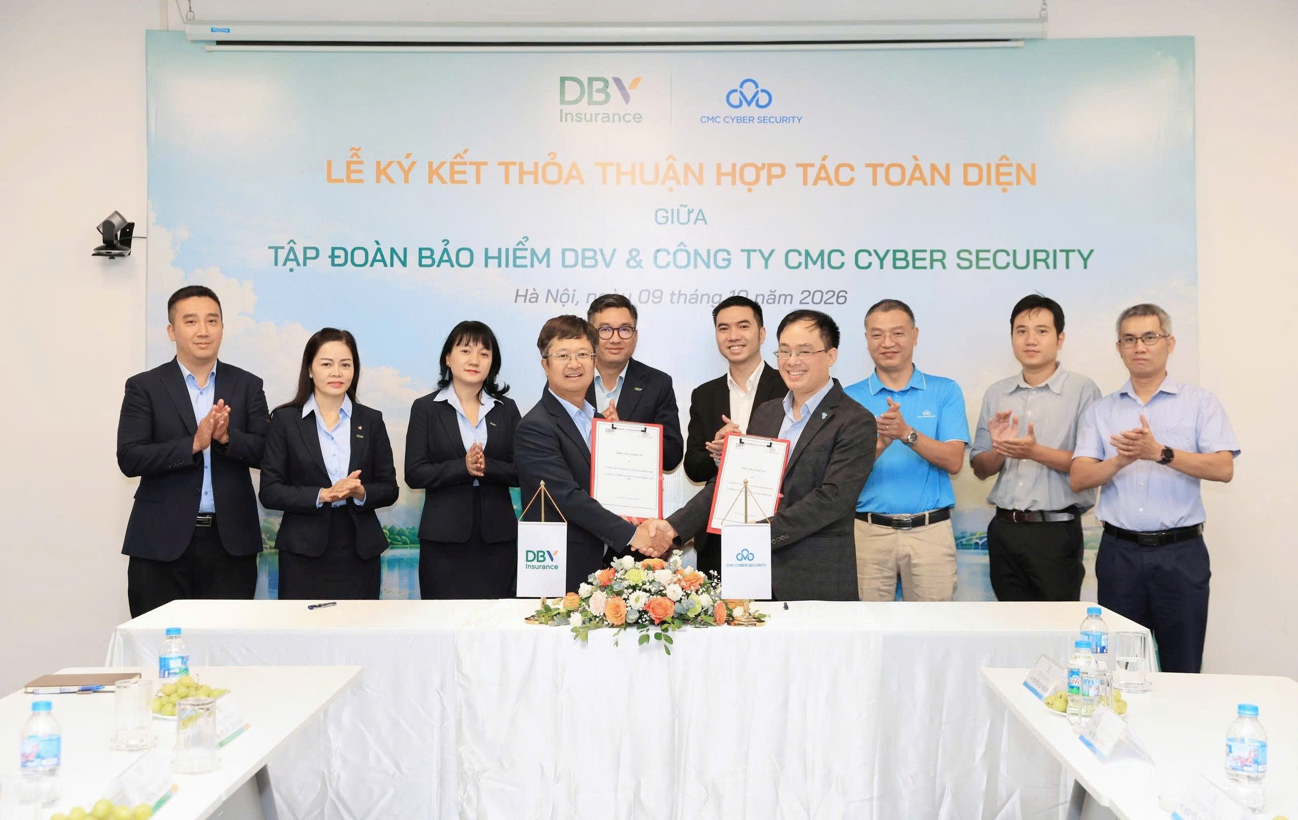 DBV và CMC Cyber Security hợp tác toàn diện, tăng cường kết nối công nghệ và bảo hiểm - Ảnh 1.