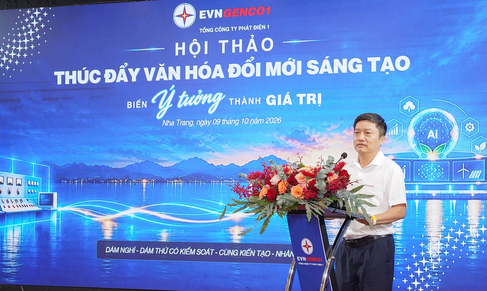 EVNGENCO1 th&uacute;c đẩy văn h&oacute;a đổi mới s&aacute;ng tạo, biến &yacute; tưởng th&agrave;nh gi&aacute; trị - Ảnh 1.