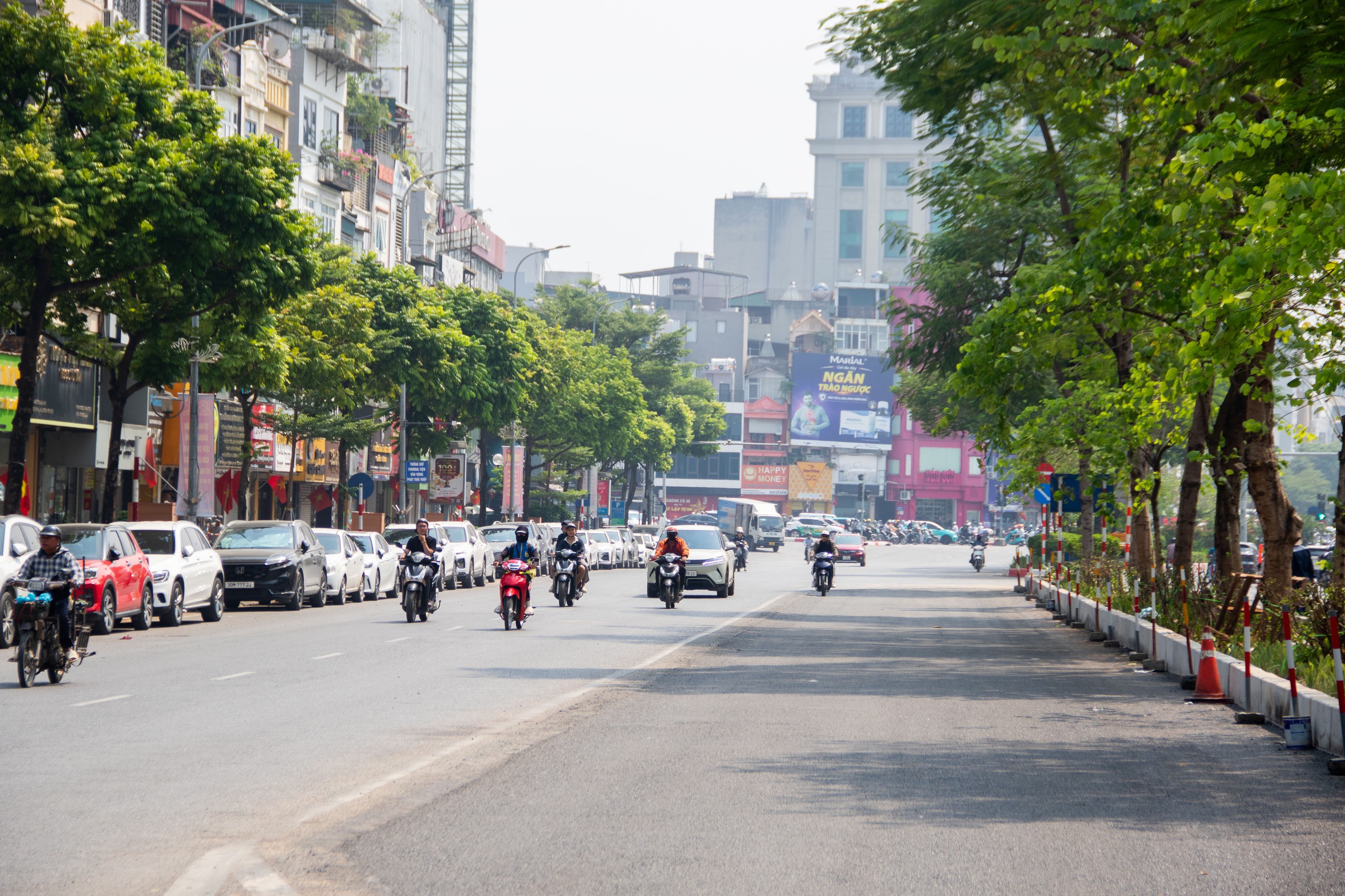 Phố &Ocirc; Chợ Dừa mở rộng mặt đường, giảm &aacute;p lực giao th&ocirc;ng - Ảnh 3.