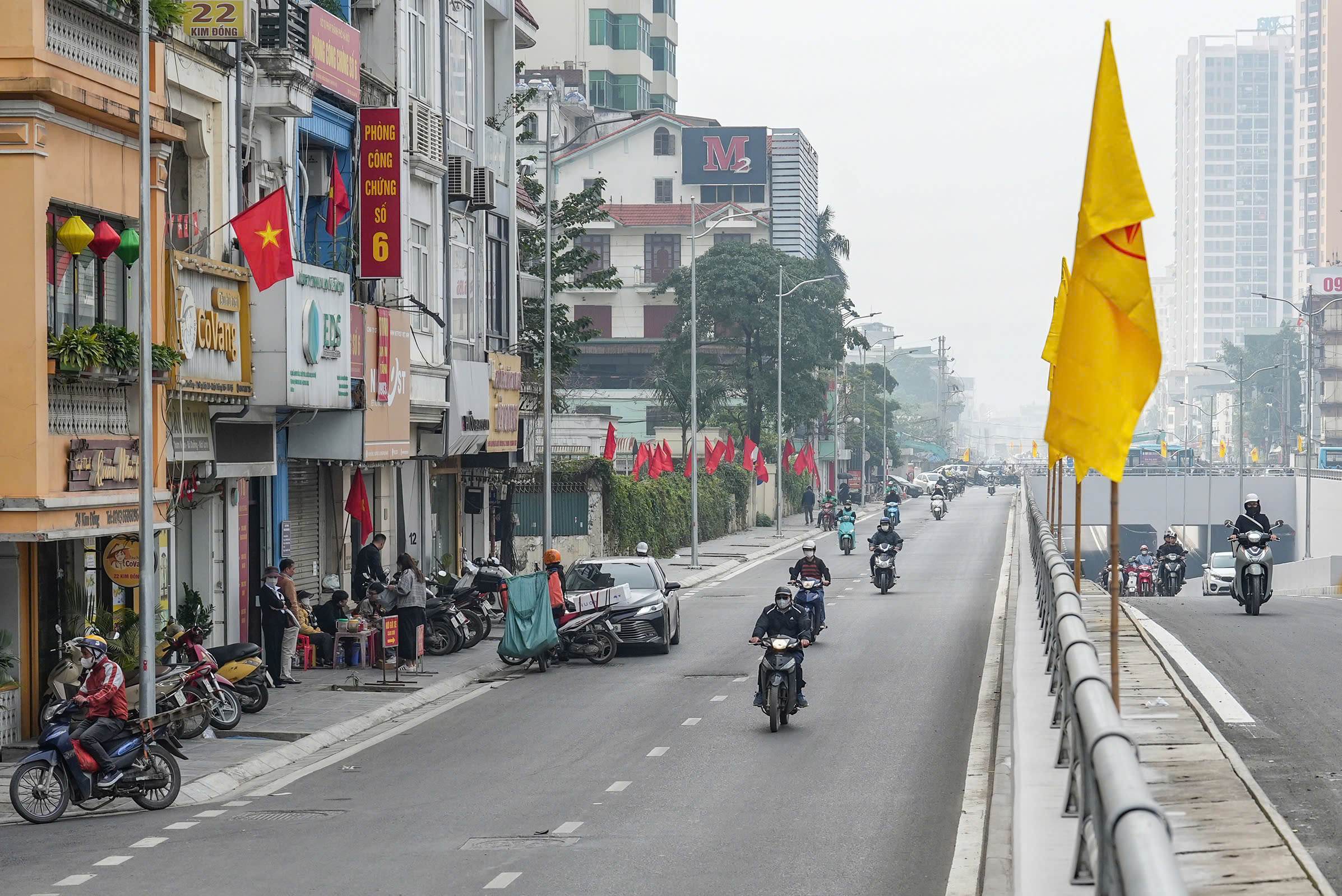 H&agrave; Nội: Giao th&ocirc;ng th&ocirc;ng tho&aacute;ng ng&agrave;y đầu th&ocirc;ng xe hầm chui Kim Đồng v&agrave; đường V&agrave;nh đai 2,5- Ảnh 9.
