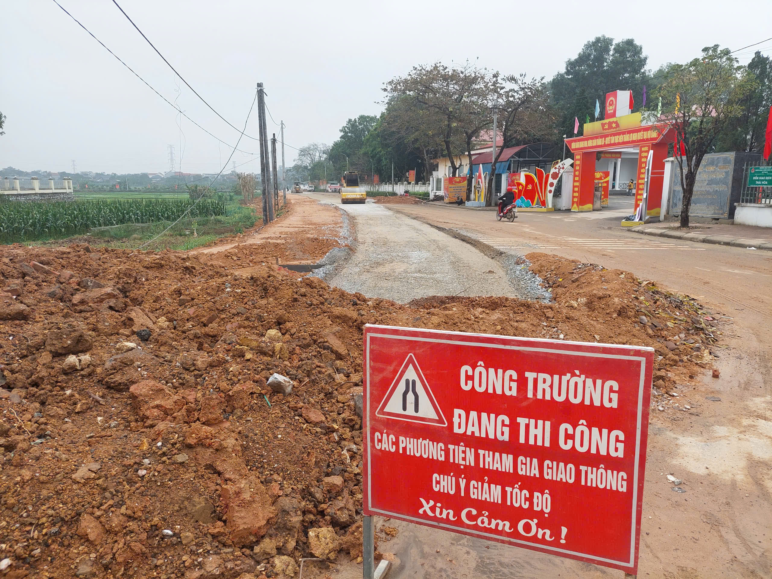 Ph&uacute; Thọ: X&atilde; Th&aacute;i H&ograve;a gấp r&uacute;t ho&agrave;n thiện c&ocirc;ng tr&igrave;nh, sẵn s&agrave;ng đ&oacute;n tết B&iacute;nh Ngọ 2026- Ảnh 3.