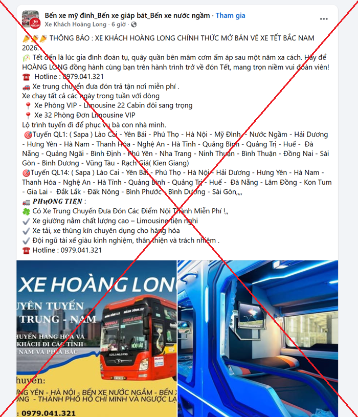 Cảnh b&aacute;o lừa đảo v&eacute; xe kh&aacute;ch dịp Tết- Ảnh 2.