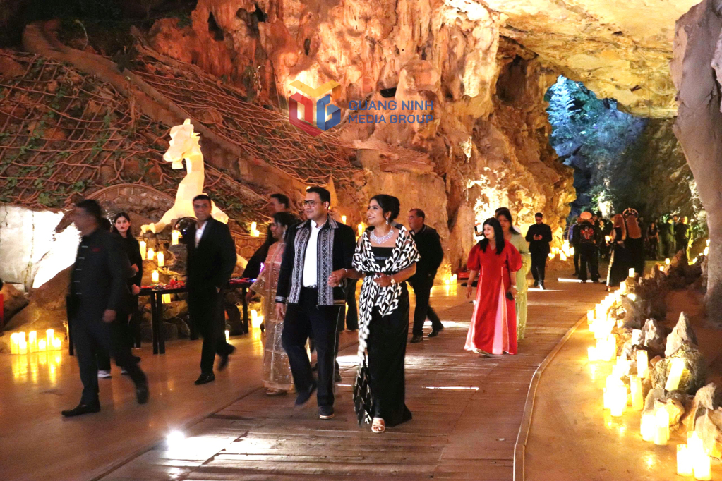 Lần đầu ti&ecirc;n hang Ngọc Rồng trở th&agrave;nh kh&ocirc;ng gian tổ chức đ&aacute;m cưới của tỷ ph&uacute; Ấn Độ- Ảnh 1.