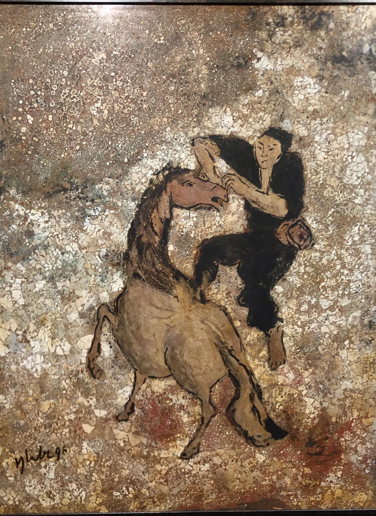 Họa sĩ Đỗ Đức: Người kể chuyện nhân sinh qua hình tượng ngựa- Ảnh 7. Họa sĩ Đỗ Đức: Người kể chuyện nhân sinh qua hình tượng ngựa- Ảnh 7.