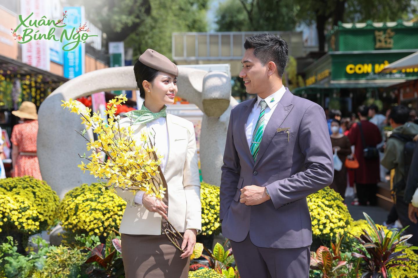 Bamboo Airways gom sắc xuân phủ khắp ba miền- Ảnh 1. Bamboo Airways gom sắc xuân phủ khắp ba miền- Ảnh 1.