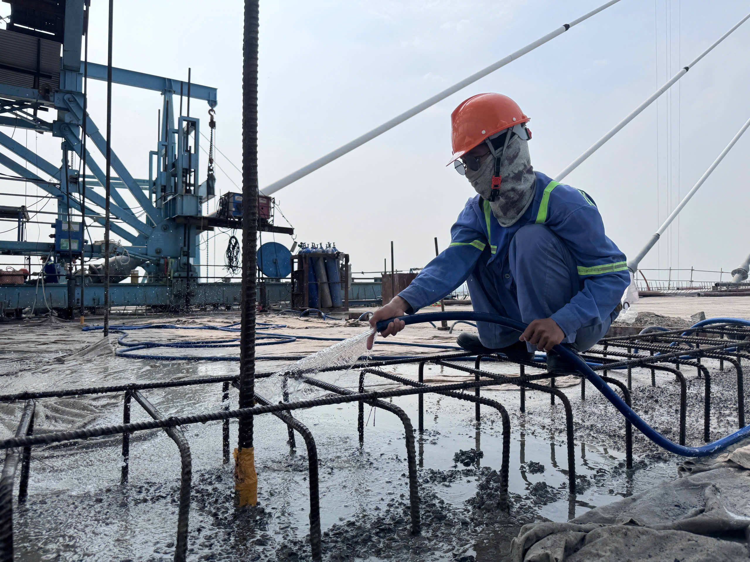 Công nhân bám trụ công trường xuyên Tết, đưa các công trình trọng điểm TP.HCM về đích- Ảnh 15. Công nhân bám trụ công trường xuyên Tết, đưa các công trình trọng điểm TP.HCM về đích- Ảnh 15.