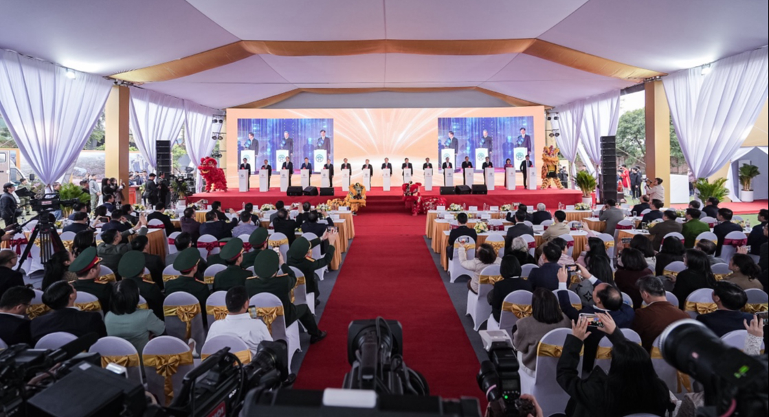 Tổng B&iacute; thư T&ocirc; L&acirc;m dự lễ khởi c&ocirc;ng khu đ&ocirc; thị đa mục ti&ecirc;u Bắc Thăng Long Urban City- Ảnh 5.