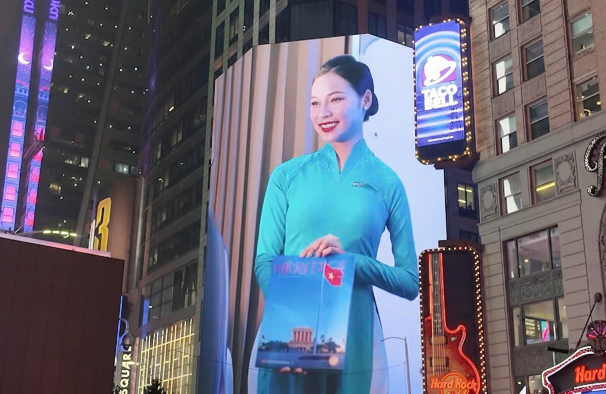 H&igrave;nh ảnh Việt Nam tỏa s&aacute;ng tại Quảng trường Thời đại, New York- Ảnh 6.