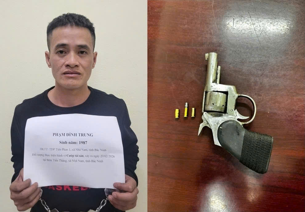 Bắt giữ đối tượng dùng súng cướp ô tô tại Bắc Ninh- Ảnh 1. Bắt giữ đối tượng dùng súng cướp ô tô tại Bắc Ninh- Ảnh 1.