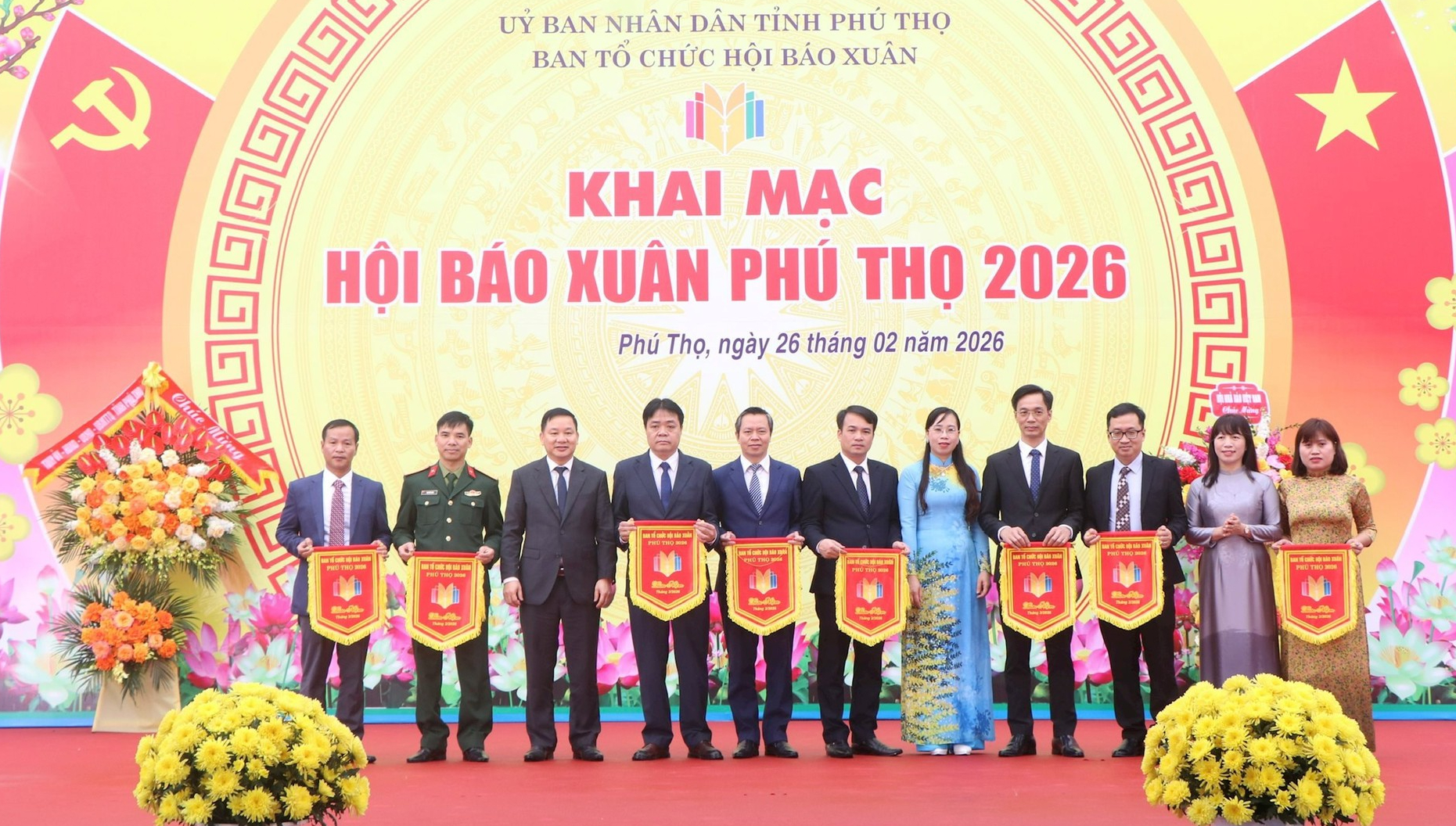 Khai mạc Hội B&aacute;o Xu&acirc;n Ph&uacute; Thọ, Th&aacute;i Nguy&ecirc;n- Ảnh 1.
