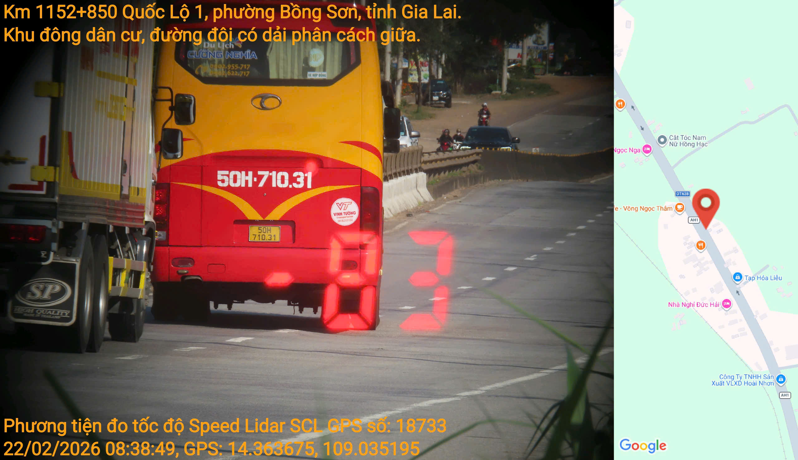 Gia Lai: Xử l&yacute; h&agrave;ng loạt xe kh&aacute;ch chở qu&aacute; tải, vi phạm tốc độ dịp lễ hội xu&acirc;n- Ảnh 1.