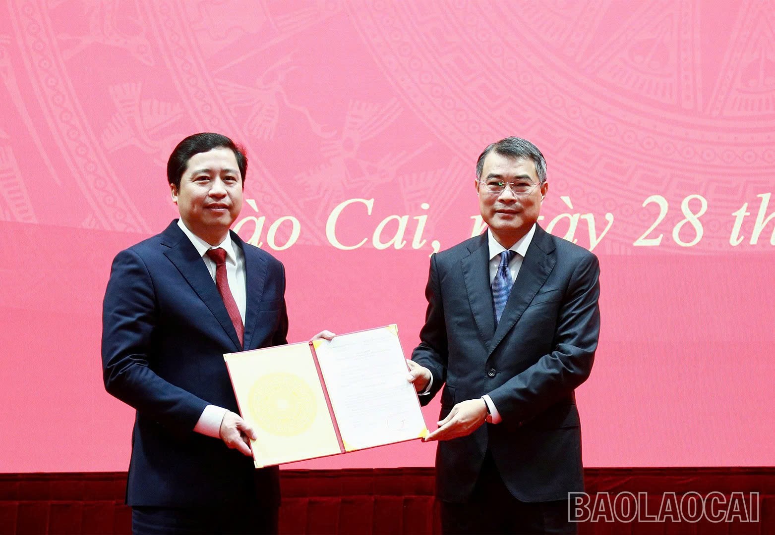 Ph&oacute; tổng Thanh tra Ch&iacute;nh phủ l&agrave;m B&iacute; thư Tỉnh ủy L&agrave;o Cai- Ảnh 1.