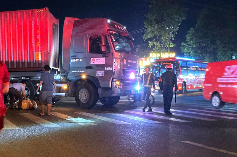 Hiện trường vụ tai nạn - Ảnh: Hương Chi.