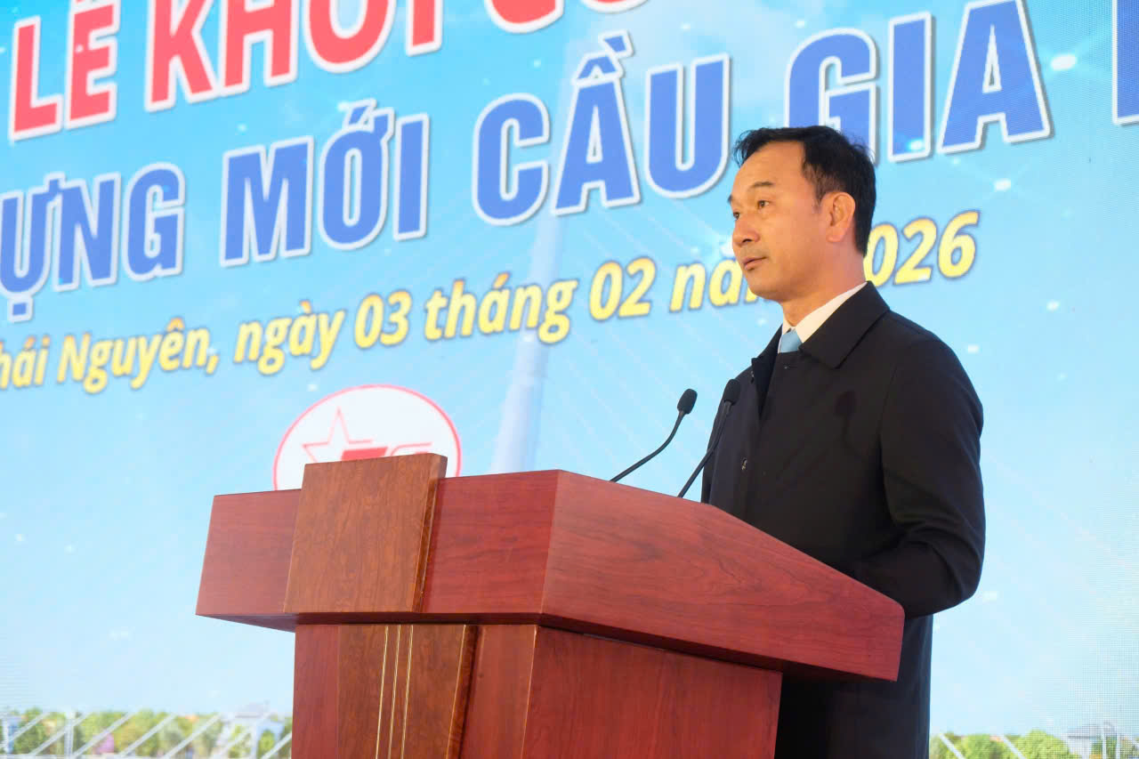 Th&aacute;i Nguy&ecirc;n: Khởi c&ocirc;ng cầu Gia Bảy mới để chống lũ- Ảnh 1.