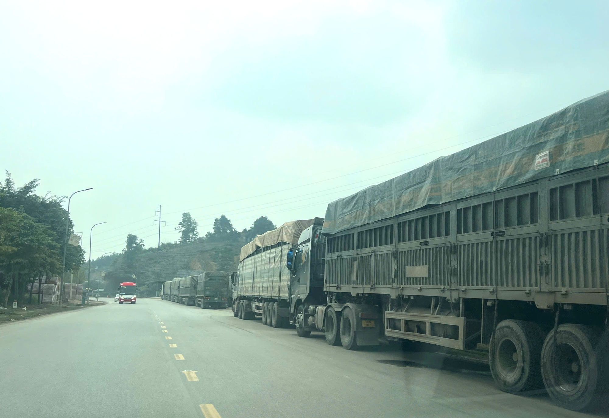 CSGT Ph&uacute; Thọ xử l&yacute; h&agrave;ng loạt t&agrave;i xế vi phạm tải trọng tr&ecirc;n QL6- Ảnh 7.